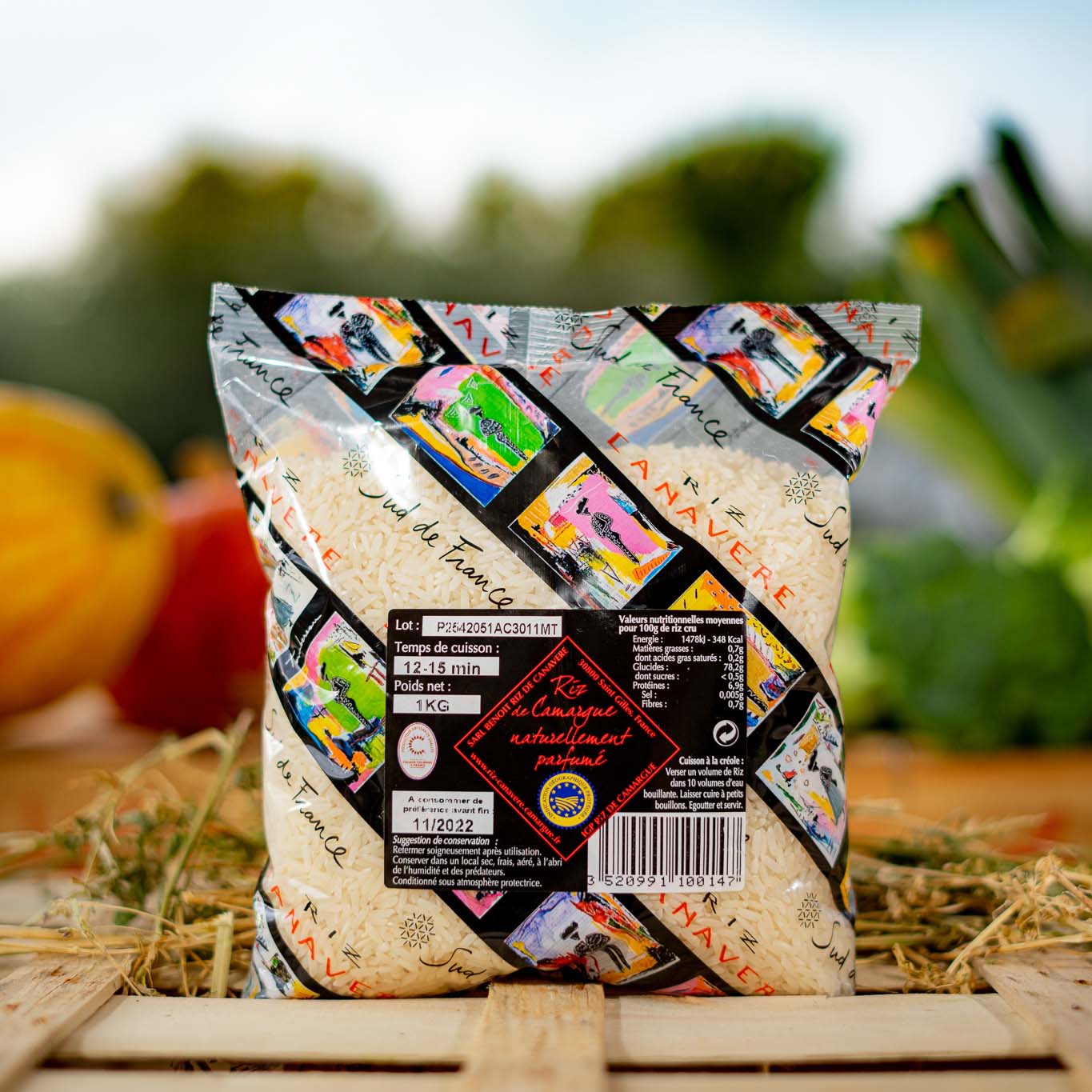 SAC 1 KG MT RIZ DE CAMARGUE IGP NATURELLEMENT PARFUME
