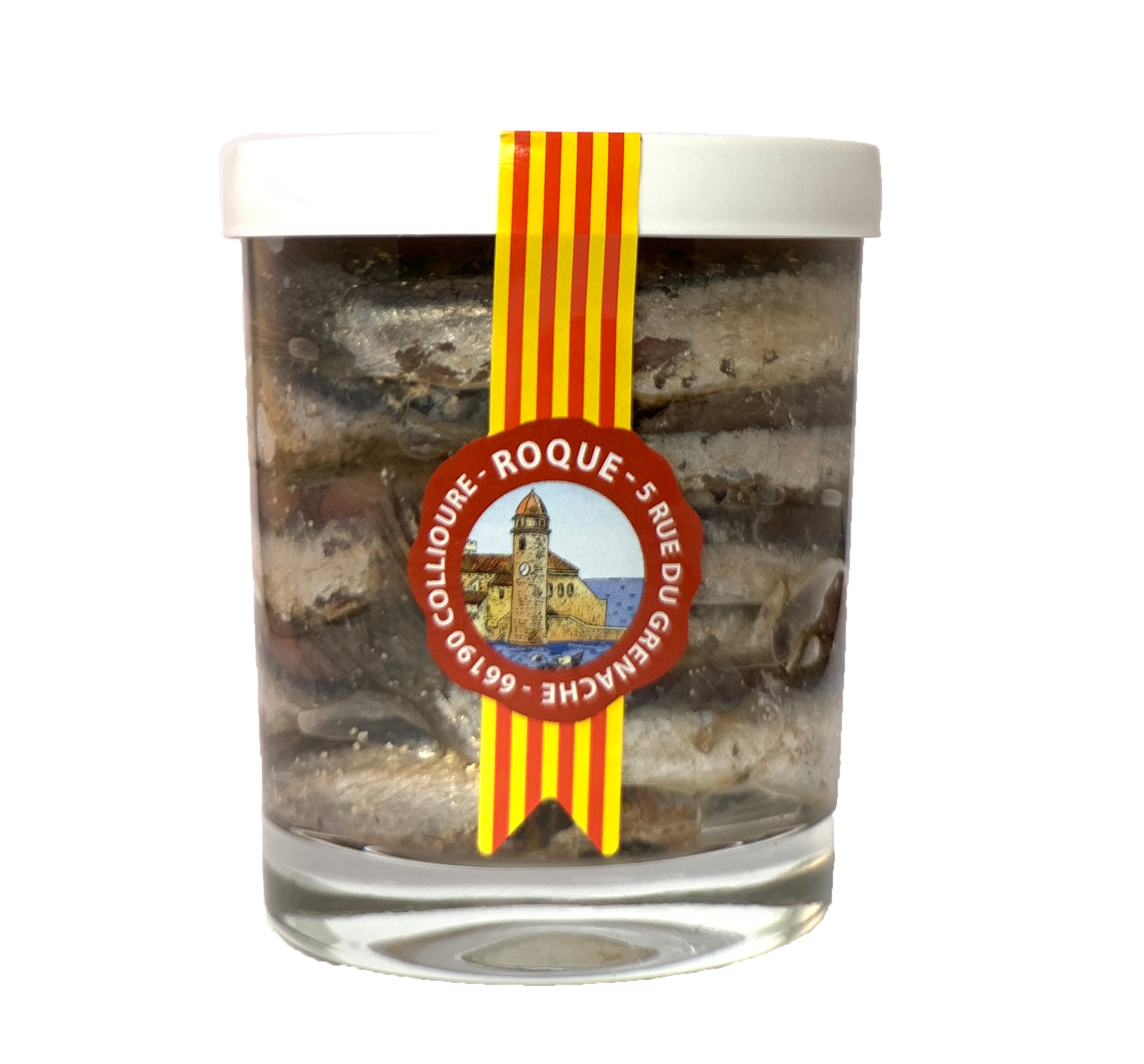 ANCHOIS ENTIER AU SEL VERRE 110 G